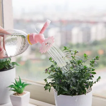 

Two-in-one Flower Potted Watering Device Double Head Shower Watering Nozzle Drink Bottle Watering Device Plastic Sprayer Nozzle
