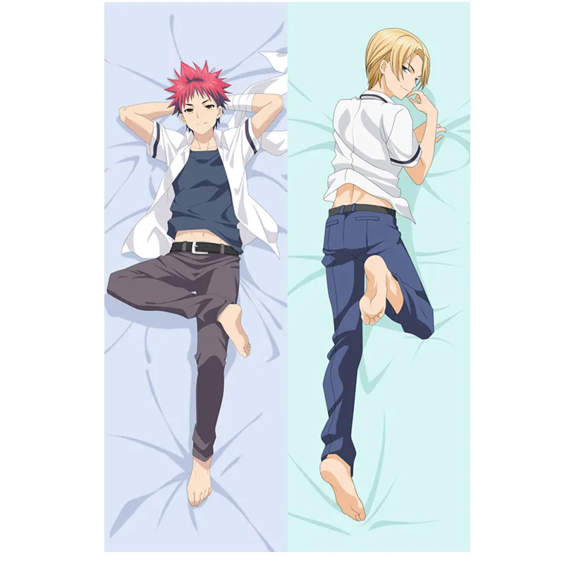 Anime Food Wars！Shokugeki no Soma pillow Cover Dakimakura case Sexy girl 3D Double-sided Bedding Hugging Body pillowcase FC02A