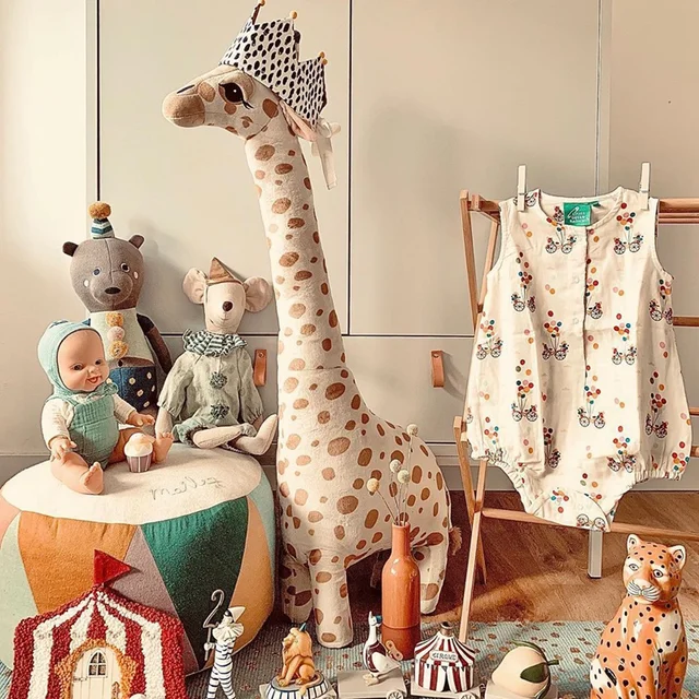 67cm Big Size Simulation Giraffe Plush Toys Soft Stuffed Animal Giraffe Sleeping Doll Toy For Boys Girls Birthday Gift Kids Toy 3