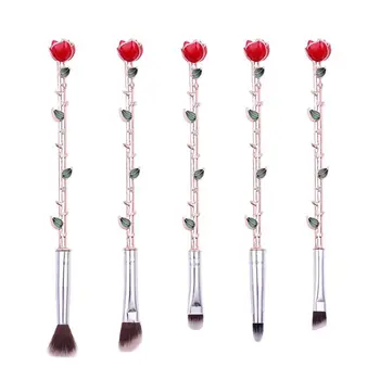 

Rose Flower Makeup Brushes Eyebrow Powder Foundation Lip Make Up Brush Cosmetics Beauty Tool Kit