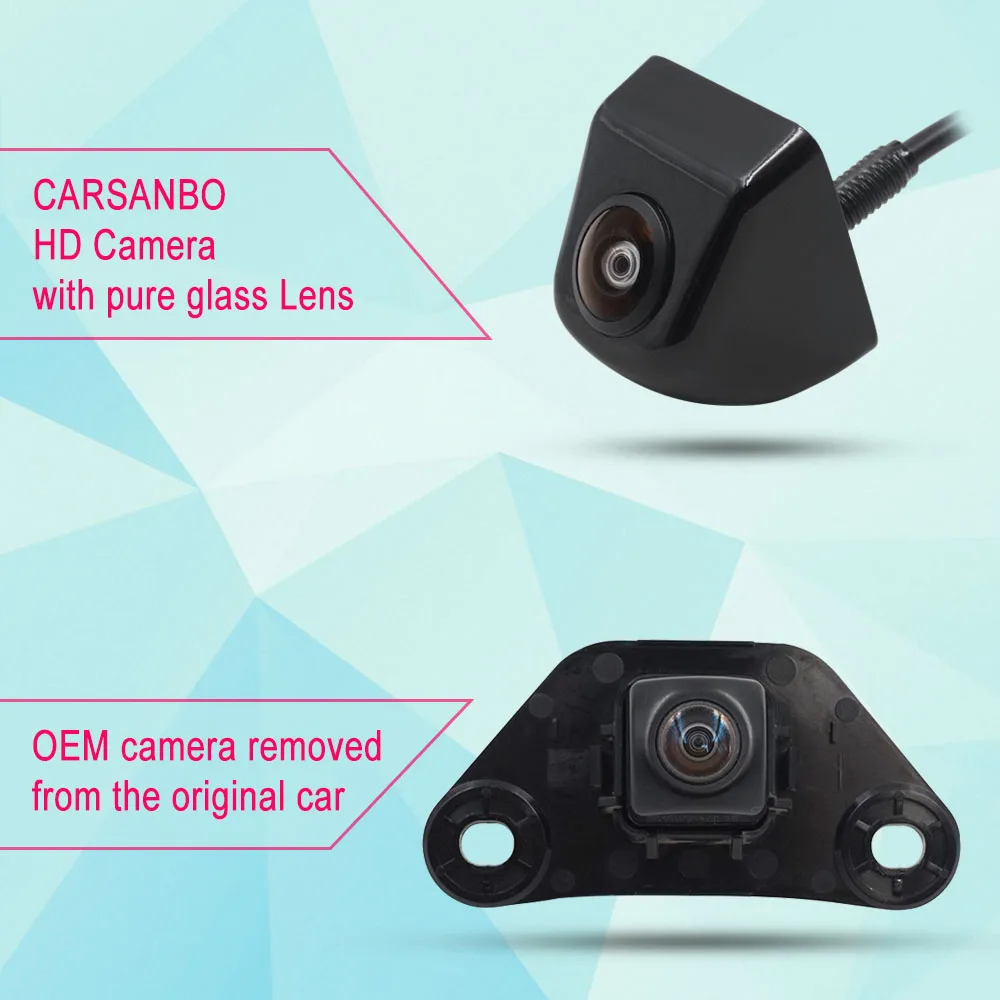 HD 18" рыбий глаз" для объективов с рассеянным звездным светильник Ночное видение автомобиля заднего вида сзади обратная Камера с низким уровнем светильник уровень 15 м Видимый автомобиль Камера