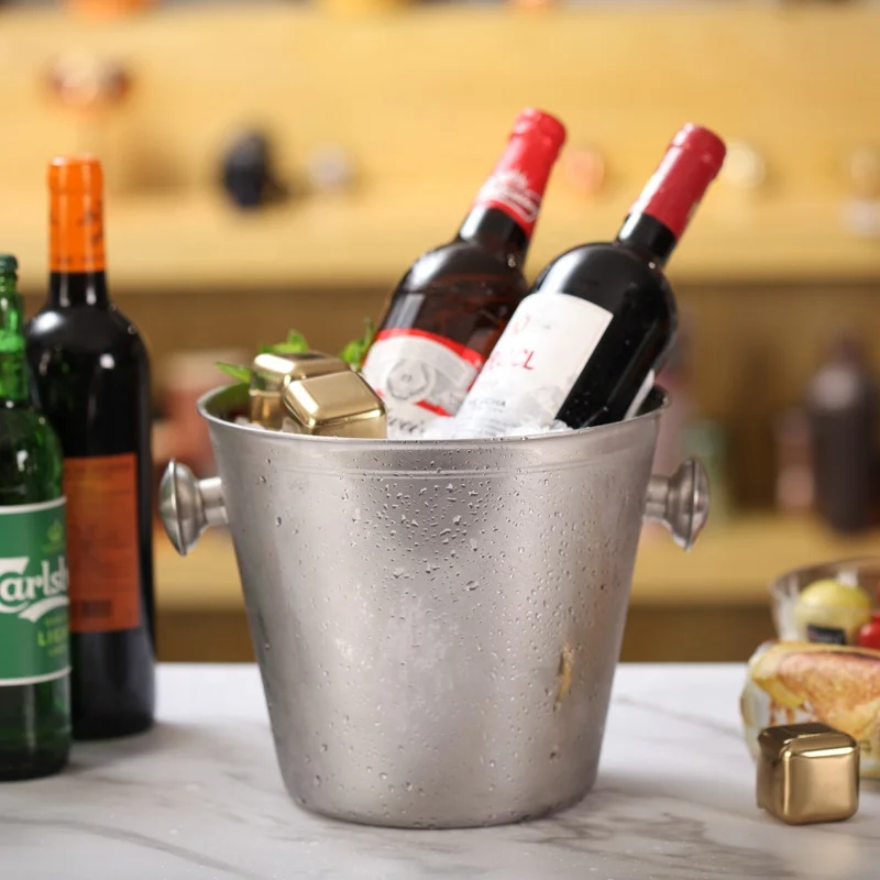 5.2L вечерние охладитель напитков ванна металла тики вина рекламные ведро