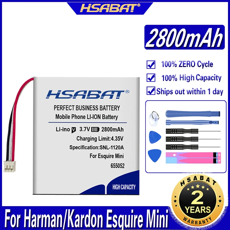 Аккумулятор HSABAT P655252 на 2800 мА · ч для мини-динамика Harman Kardon Dodge re громкие динамики