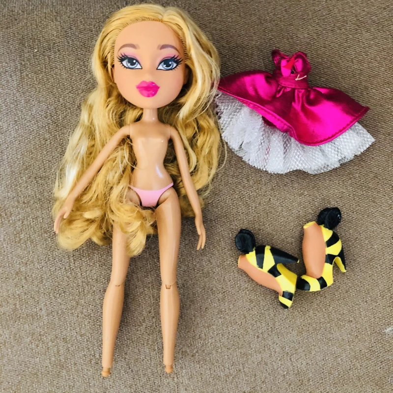 23 см модный BratzDoll большая девочка с розовыми волосами и большими глазами YASMIN красивый MGAdoll лучший подарок