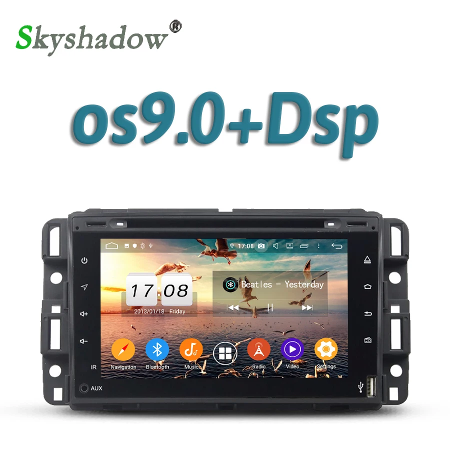 Автомобильный dvd плеер DSP TDA7851 IPS Android 10 Octa Core 4G + 32G GPS карта RDS радио wifi Bluetooth 5 0 для GMC