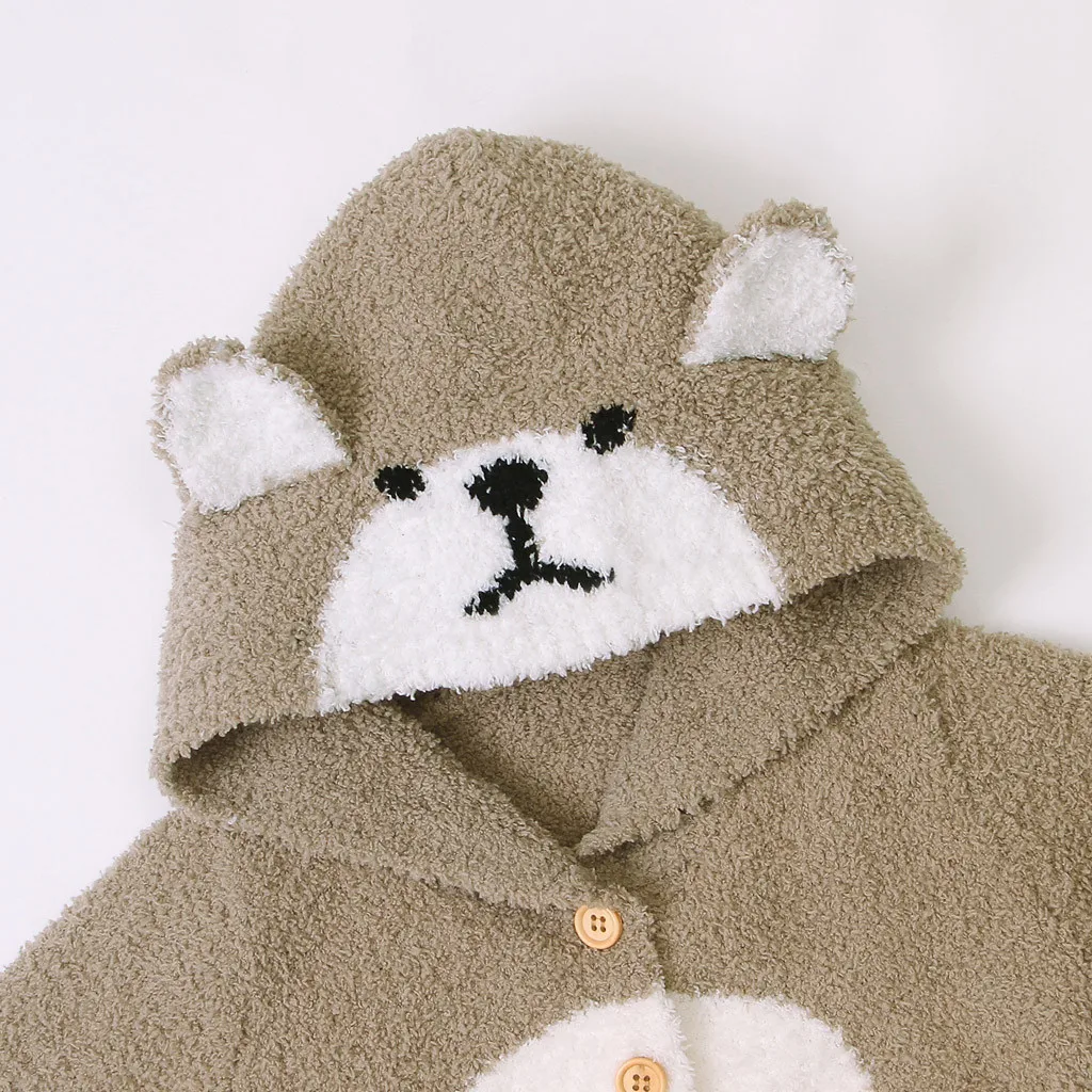 Теплая одежда SAGACE для детей комбинезон новорожденных маленьких девочек и