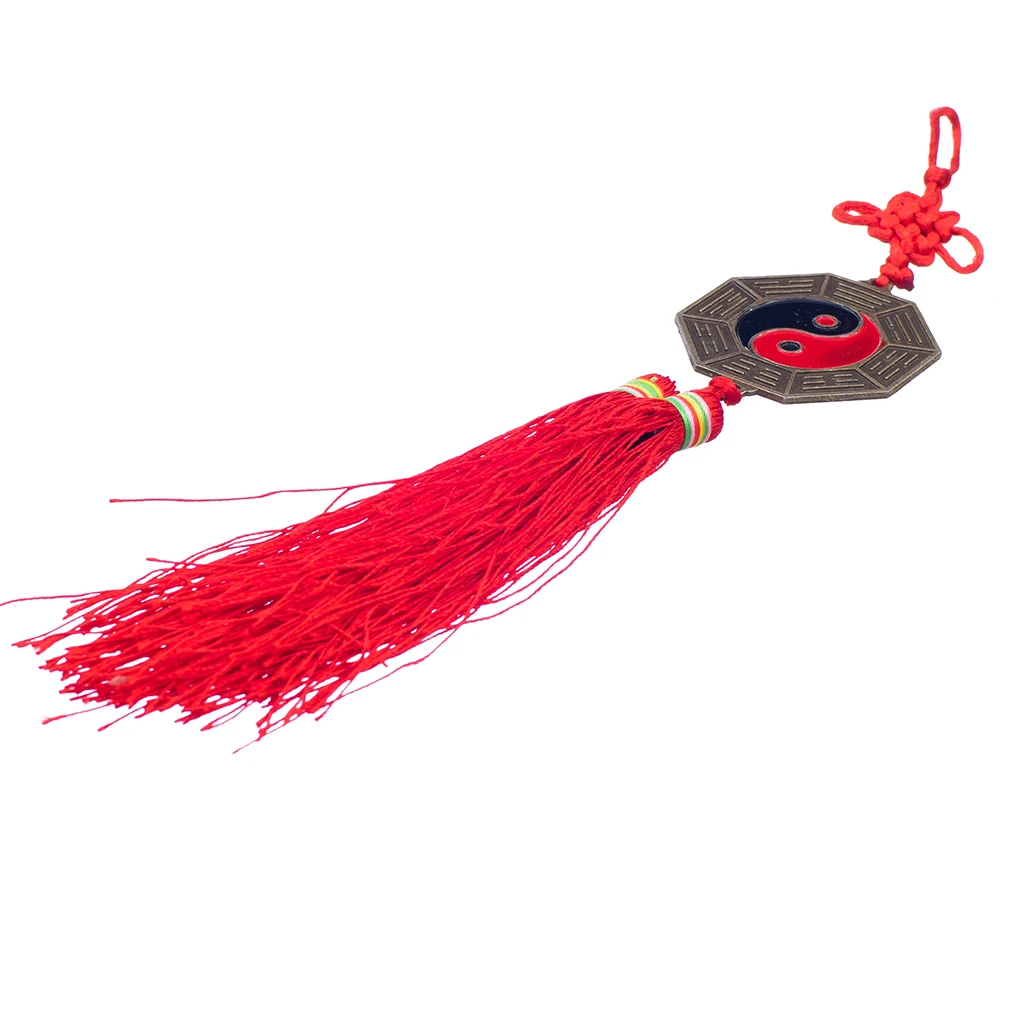 Retro Chinese 5CM Bagua Bagwa Knot Tassel Pendant Home Outdoor Decoration Retro Chinese 5CM Bagua Bagwa Knot Tassel Pendant Home Outdoor Decoration