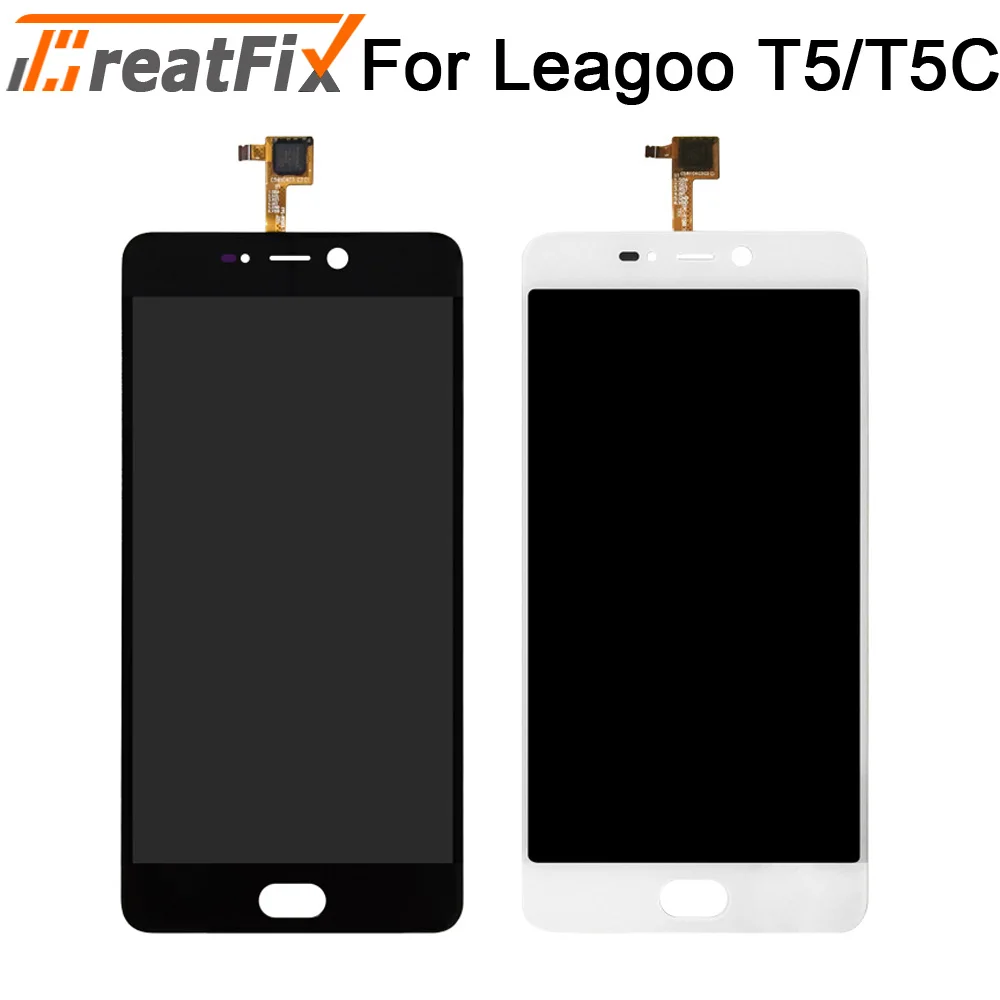 Для Leagoo T5 T5C ЖК-дисплей и сенсорный экран в сборе для 100% протестирован с