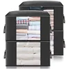 Storage Organize Moisture-Proof Dustproof Storages Non-Woven Quilt Large Capacity Organizes Mobile Clothes Bed Bottom Bag 1