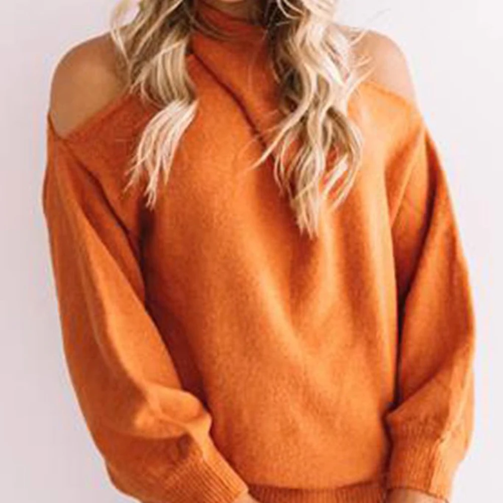 Bohisen 2019 New Women's Fashion Casual Halter Neck Sweater Knitted Stretchy Pullover Sweaters Solid Color Choker Sweater Bohisen 2019 New Women's Fashion Casual Halter Neck Sweater Knitted Stretchy Pullover Sweaters Solid Color Choker Sweater