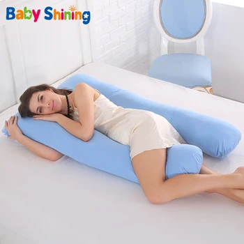 

Multifunctional U-shaped Pillow for Pregnant Women Waist Protection Lying on Side Washable Maternity Pillow Sleeping Artifact