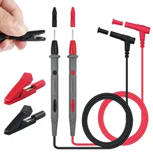 

Alligator Clip Crocodile Clamp Cable Professional Digital Multimeter Test Probe Lead Measuring Instrument Electrician Tool