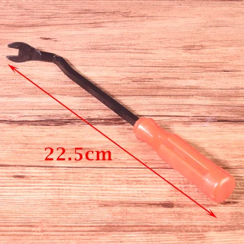 

22.5cm Red Car Door Panel Remover Upholstery Fastener Disassemble Vehicle Refit Tool Auto Vehicle Bicycle Bike Refit Tool