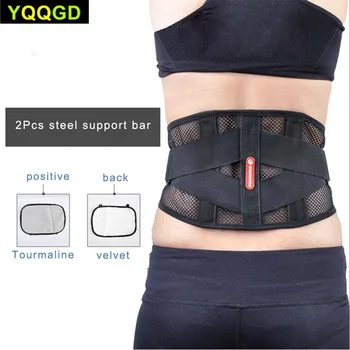 

1Pcs Stabilizing Lumbar Lower Back Brace and Support Belt with Dual Adjustable Straps and Breathable Mesh Panels
