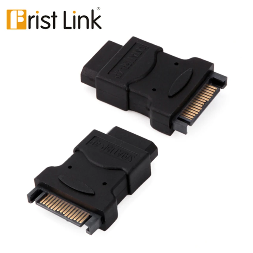 

SATA 15 pin Male to Molex LP4 4 pin female Power Adatper for Hard Drive,M/F