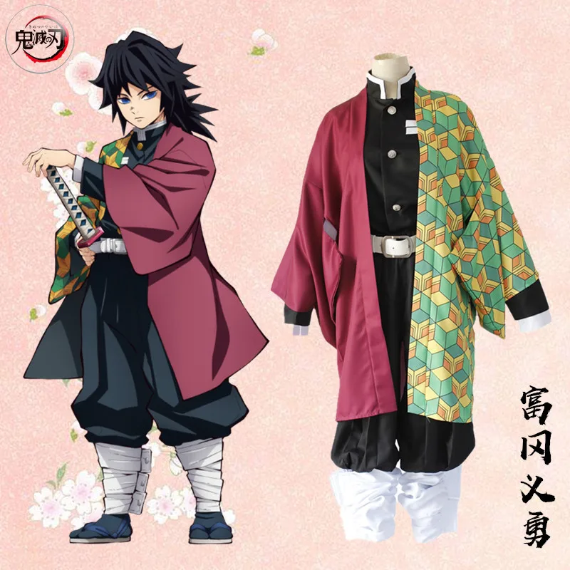 Аниме Demon Slayer Косплей Костюм Kimetsu no Yaiba Kamado Tanjirou Nezuko Agatsuma Zenitsu Tomioka Giyuu |