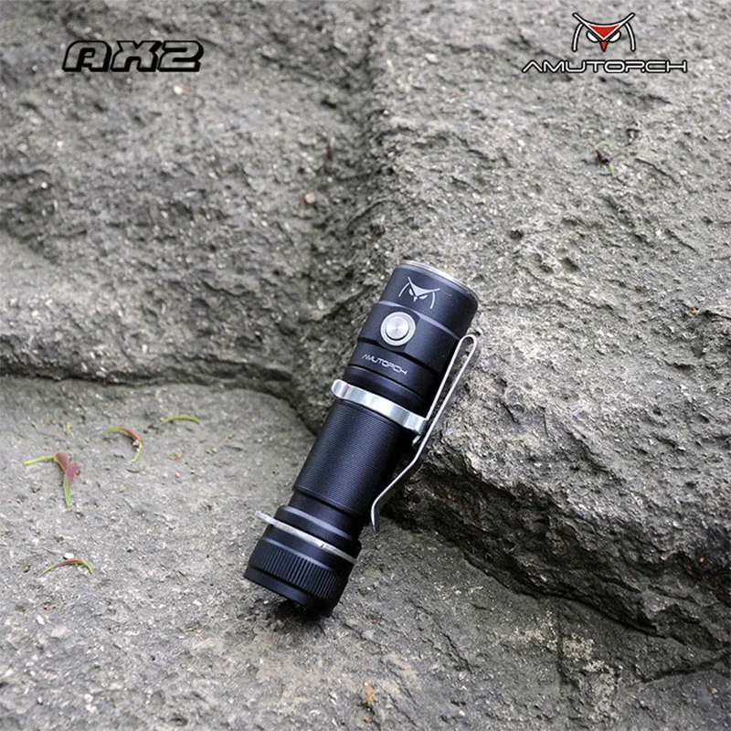 Мощный миниатюрный светодиодный фонарик Amutorch AX2 XPL HD/SST20 1100 люмен для