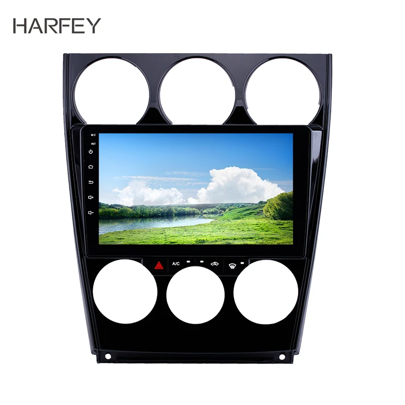 

Harfey Vehicle HD 9" Android 8.1 GPS Car Navi for Old Mazda 2004-2015 6 support Steering Wheel Control 3G WIFI OBD2 Carplay DVR