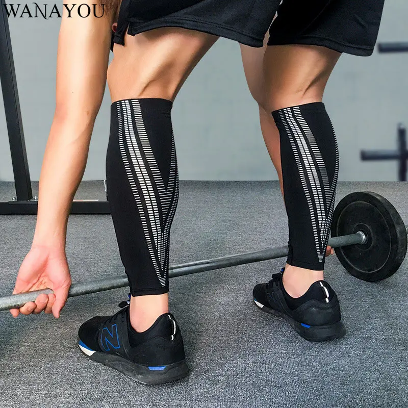 1PCS Adult Football Shin Guards Teenager Professional Sport Guard Elastic Basketball Cycling Training Protector Gear | Спорт и