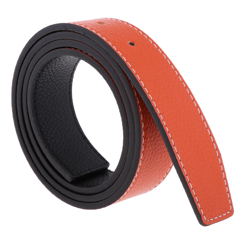 Mens Dress Belt Strap Waistband Without Buckle Belts Replacement for Boys