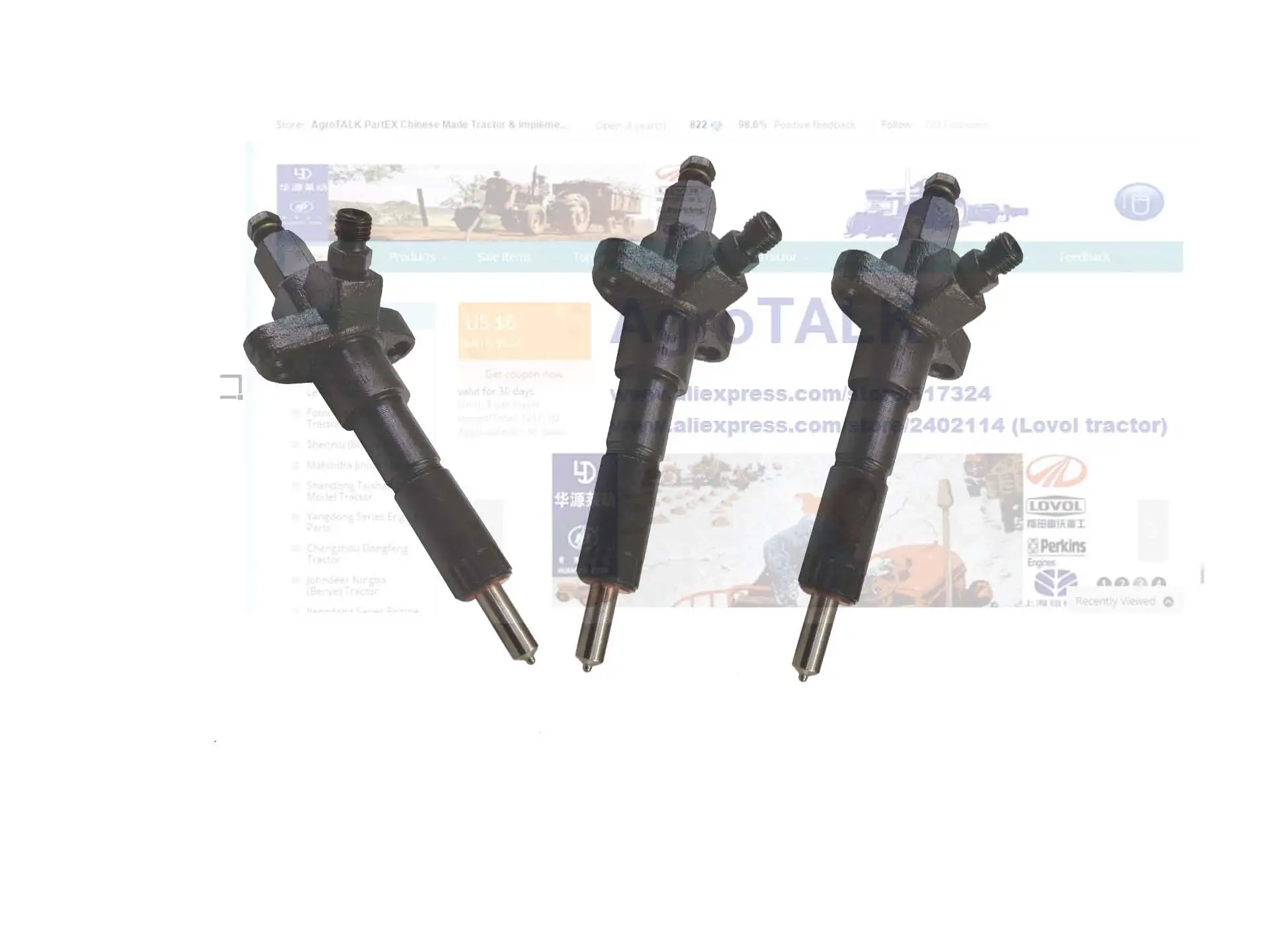 

Changchai engine ZN390T/ZN490T parts, the set of fuel injectors, part number: