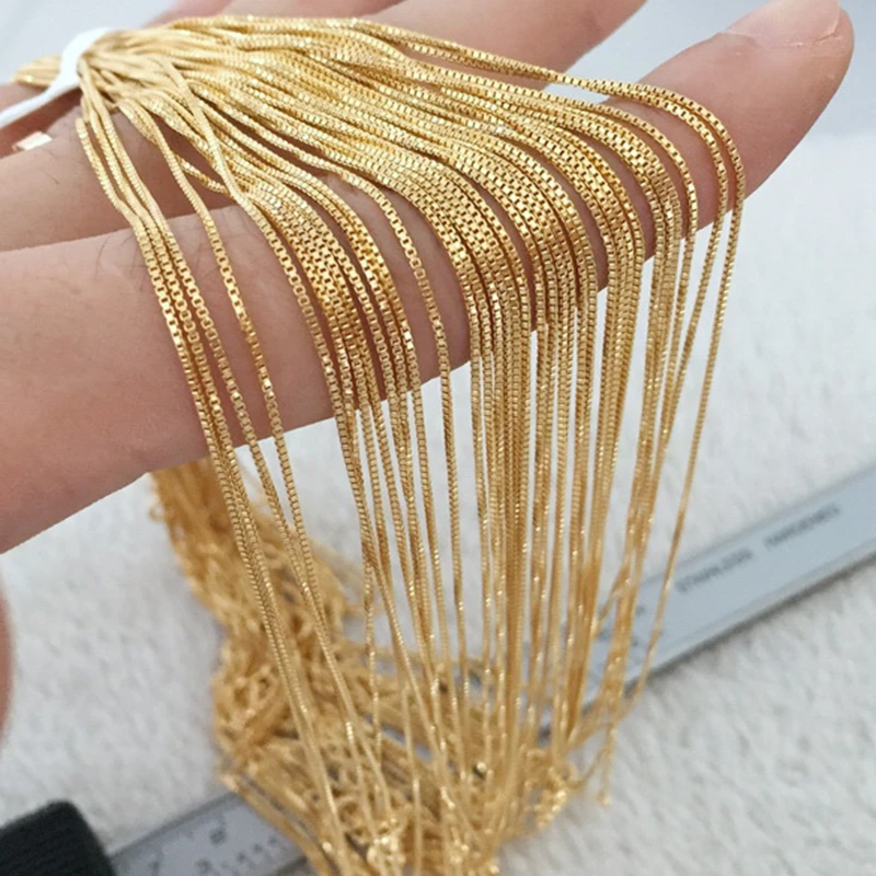 

0.85mm Gold Filled Chain Box Chain Stamp:1/20 14KGF