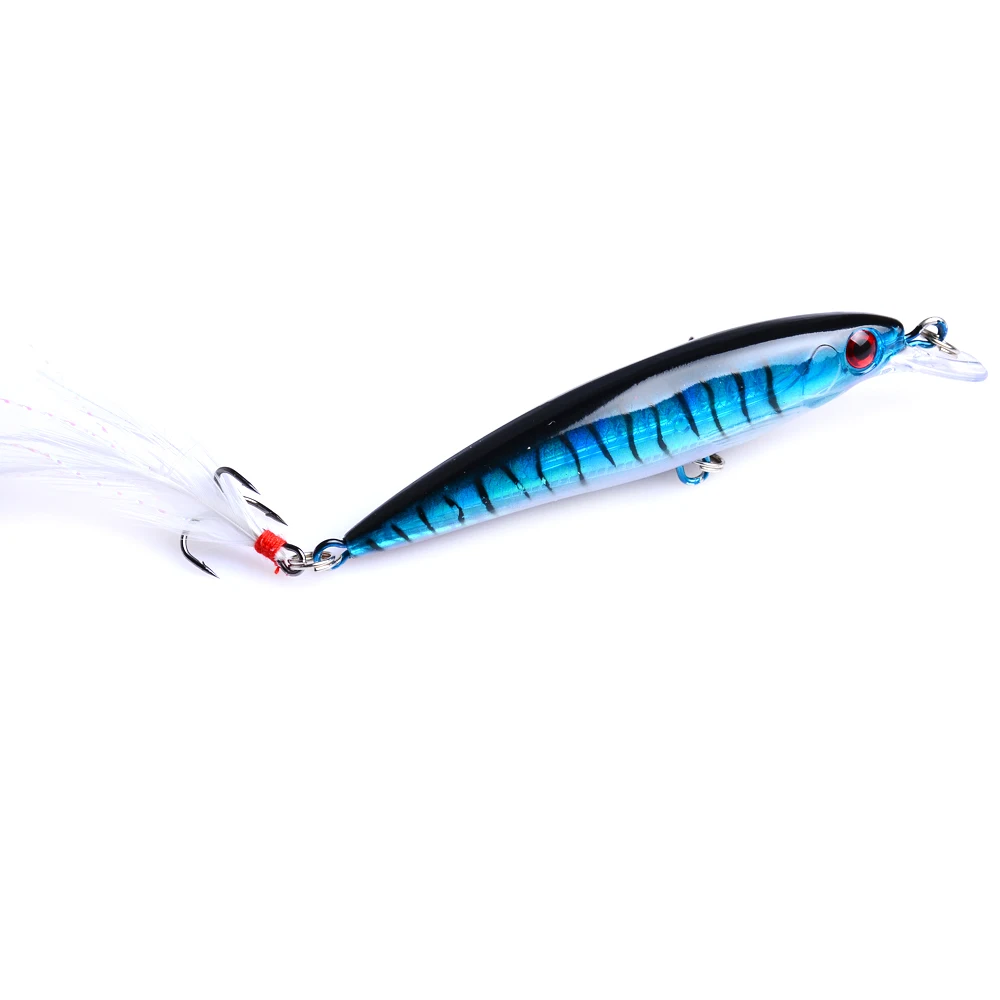 

1pcs Minnow Fishing Lure 9cm 7g Crankbait Wobblers Floating 6# Treble Hook Artificial Pesca Hard Bait Swimbait