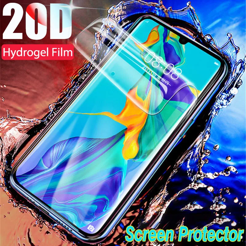 Гидрогелевая пленка 20D для Huawei P20 P30 Lite Pro Mate 20 30 Y6 2019 защитная не стекло | Мобильные