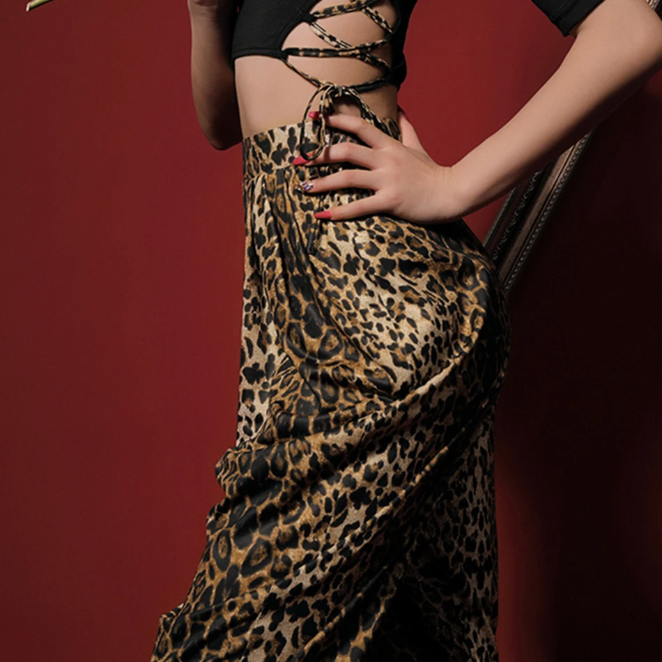 Latin Dance Dress Women Long Sexy Latin Dance Pants Ballroom Samba Tango Chacha Belly Dancing Performamnce L2122 dance dress dance pants