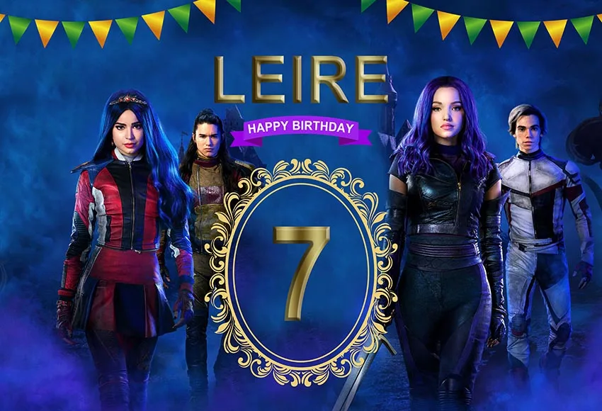 Виниловый фон для фотосъемки с изображением Королевского синего потока на день