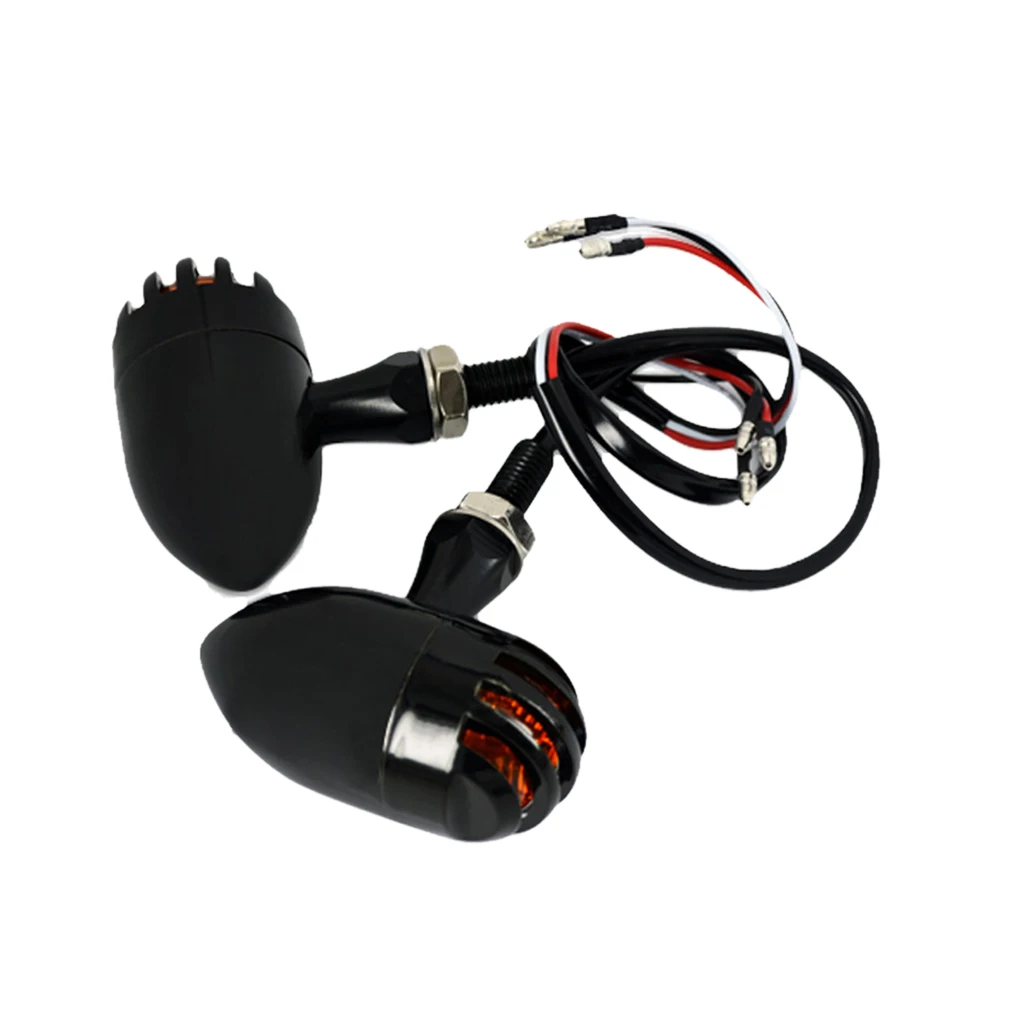 Universal Car Tail Bulb Brake Lights 12V Auto Reverse Lamp Daytime Running Signal Light Fits for 10mm Hole Fairing