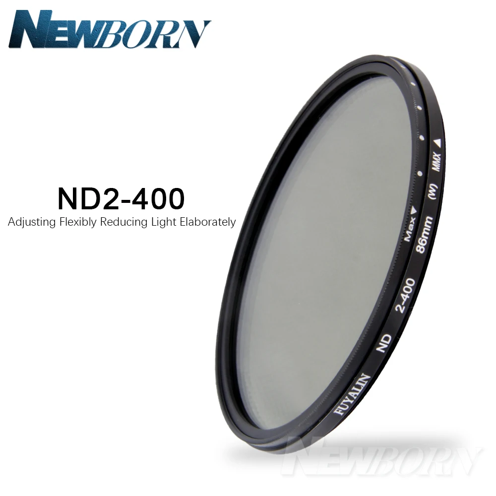 ND Filter37/52/52/58/67/77/82/86 мм Регулируемая ND2 до ND400 нейтральная плотность для объектива