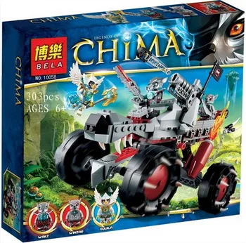 

303pcs Chimaed Building Blocks Wakz Pack Tracker Winzar Equila Road Off Vechile Model Toys For Children Christmas Gift