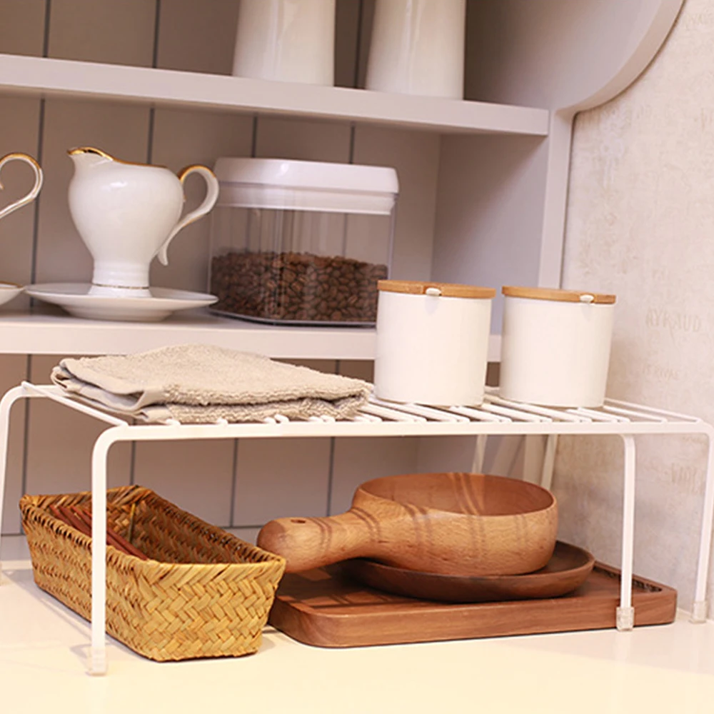 

Hot New Expandable Multifunctional Rack for Bathroom Kitchen Home Organizer Kitchen Cabinet Counter Storage Shelf Organizer