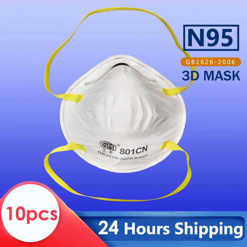

3D KN95 Anti Mask 95% Filtration Multilayer Protective 3D Mask Effective Protection Against Bacterial Germs N95 anti virus Masks