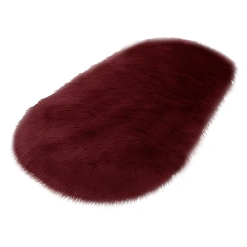 

Carpet For Bedroom Home Decor Solid Rectangle Area Rug Super Soft Shaggy Modern Floor Mat Non Slip Living Room Washable Faux Fur