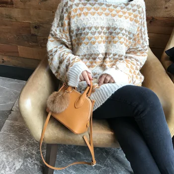 

Mini Shell Bag 2020 New Small Bag, One Shoulder, Cross Body Leather Bag Luxury Handbags Women Bags Designer