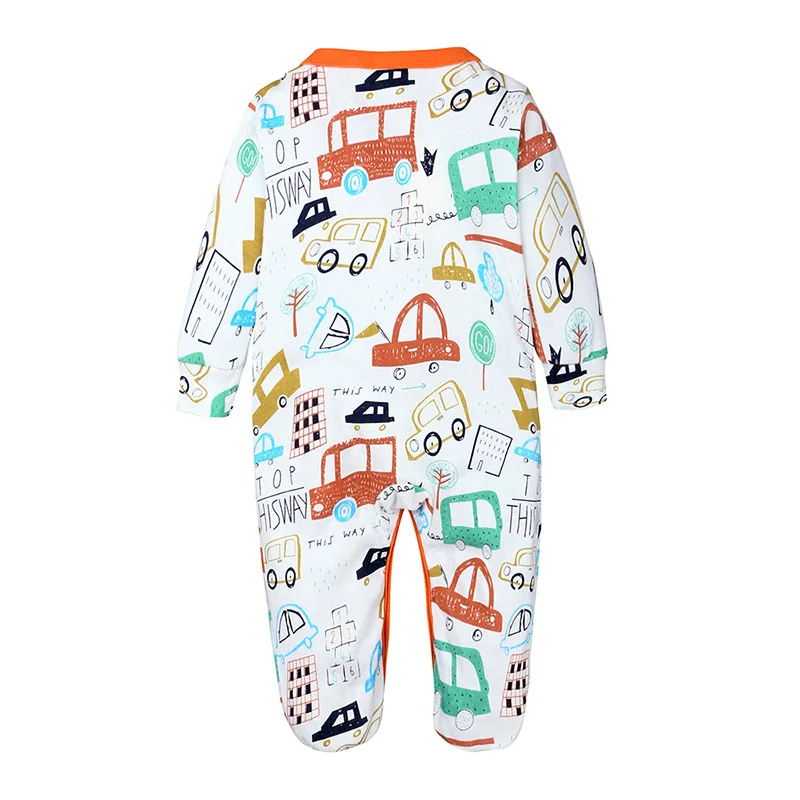 newborn baby girls rompers cute jumpsuit spring and autumn boys fashion clothes cotton animals pajamas baby infants