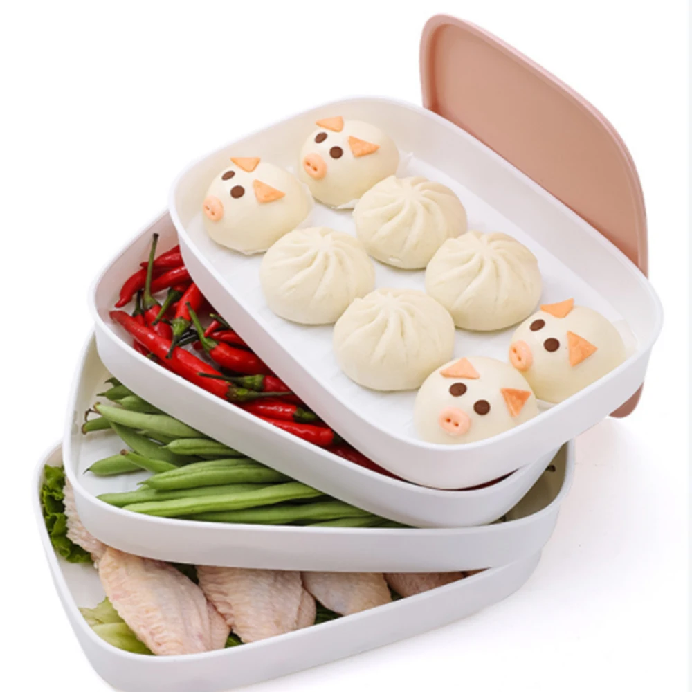 

Refrigerator Food Storage Box Kitchen Accessories Organizer Fresh Box Dumplings Vegetable Egg Holder