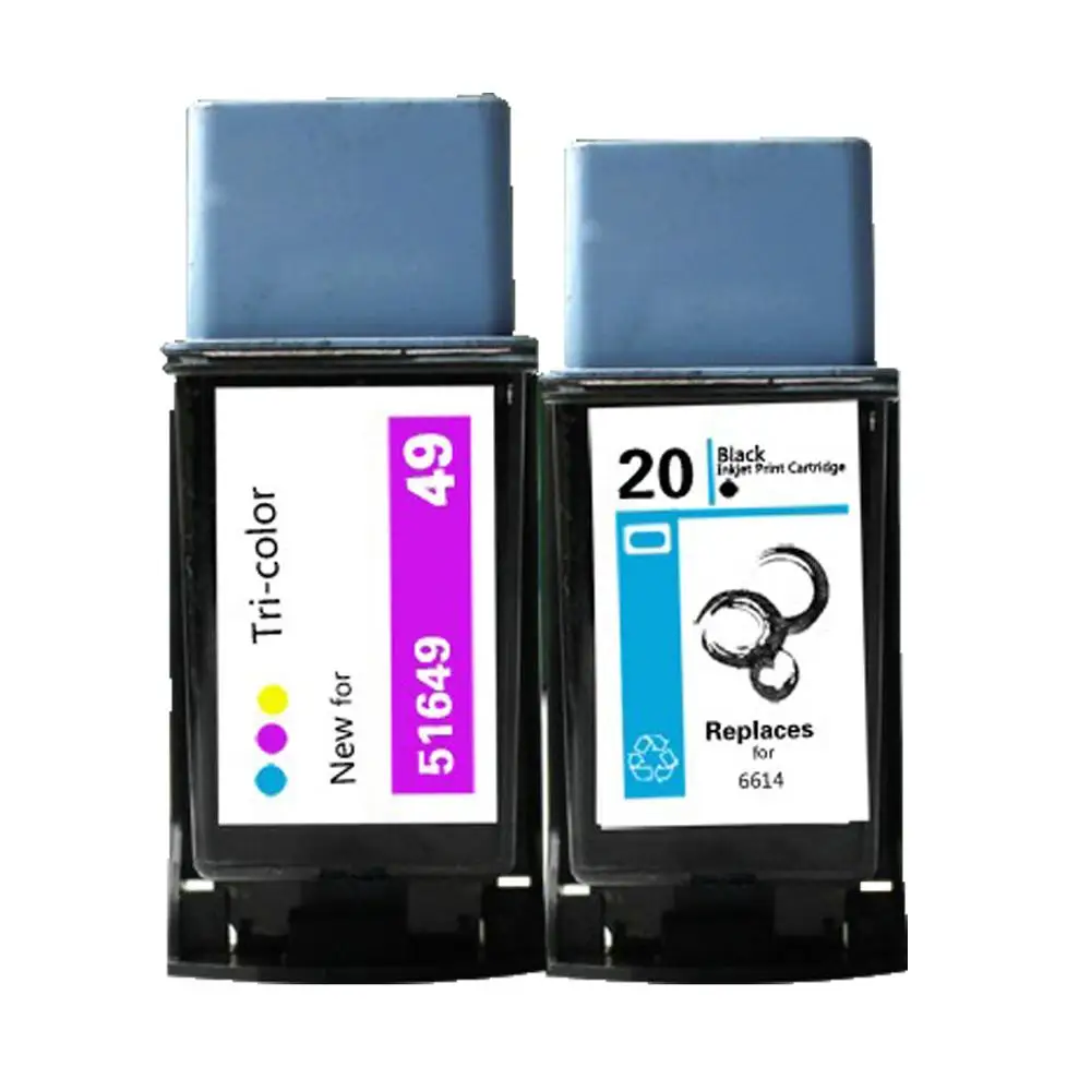 Картриджи для струйного принтера 20 XL 49 20XL 49XL HP20 HP49 HP20XL HP49XL 6614A 51649 DESKJET 610c 630c 640c 656c