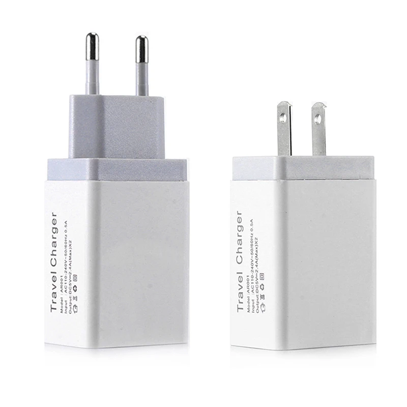 

Universal Dual USB 2.4A Car Quick Charger QC 3.0 Fast Charging For Samsung IPhone Sony EU/US Plug Charger