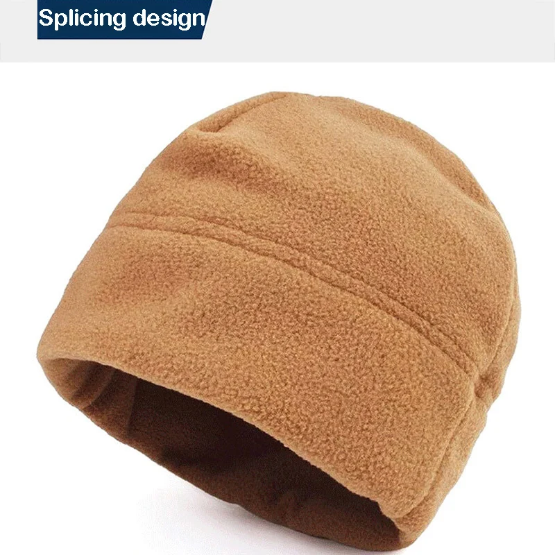 Winter Warm Fleece Hats for Men, Outdoor Hiking Skiing Caps, Camping Hunting Tactical Cap, Windproof Thermal Cycling Caps