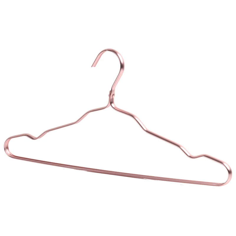 

5 Pcs New Thicker Aluminum Alloy Drying Racks Home Seamless Hanger Anti-Slip Clothing Hanger Anti-Rust Windproof Clothes Rack-Ro