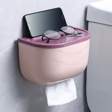 

Multifunctional toilet paper box waterproof non-perforated pumping box simple bathroom tissue storage rack bathroom accessories
