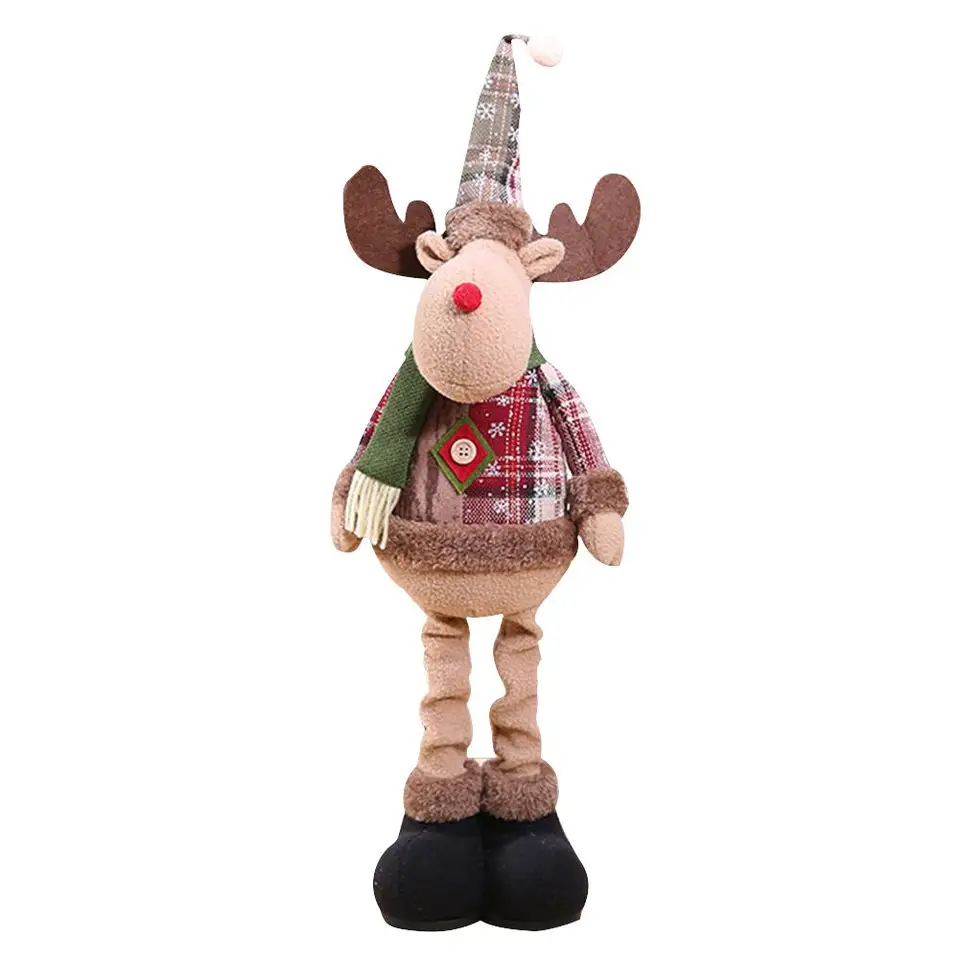 Christmas Dolls Tree Decor Santa Reindeer Snowman
