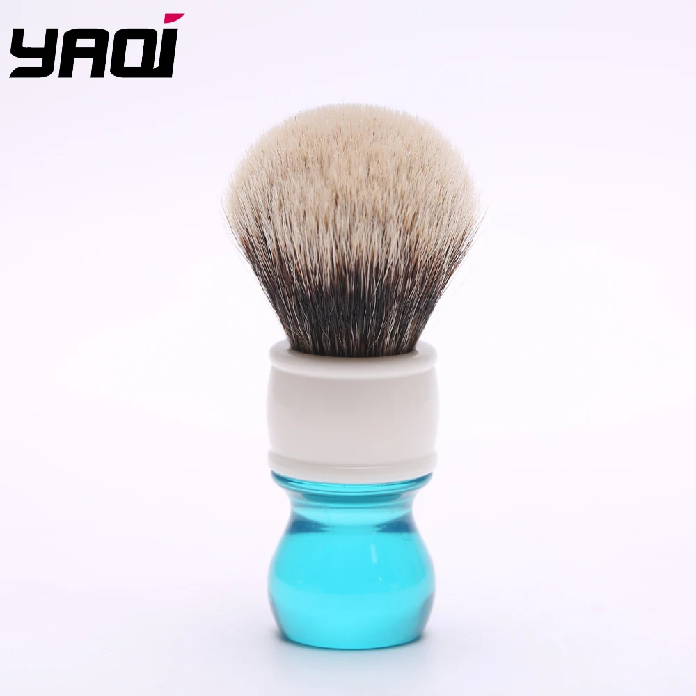 

Yaqi 24mm Aqua Two Band Badger Hair Shaving Brush
