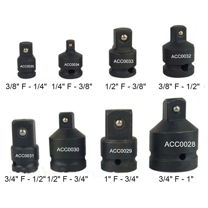 adaptateur-réducteur douille à chocs 3/4 F vers 1/2 pouce M