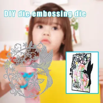 

Hummingbird Metal Cutting Dies Craft Scrapbooking Card Making Embossing Die Cut Embossing etching cutting dies