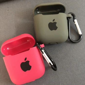 

Wireless earohone case For Airpods 2 soft Cover Bluetooth headphone Case soft silicone Fundas For airpods1 cover