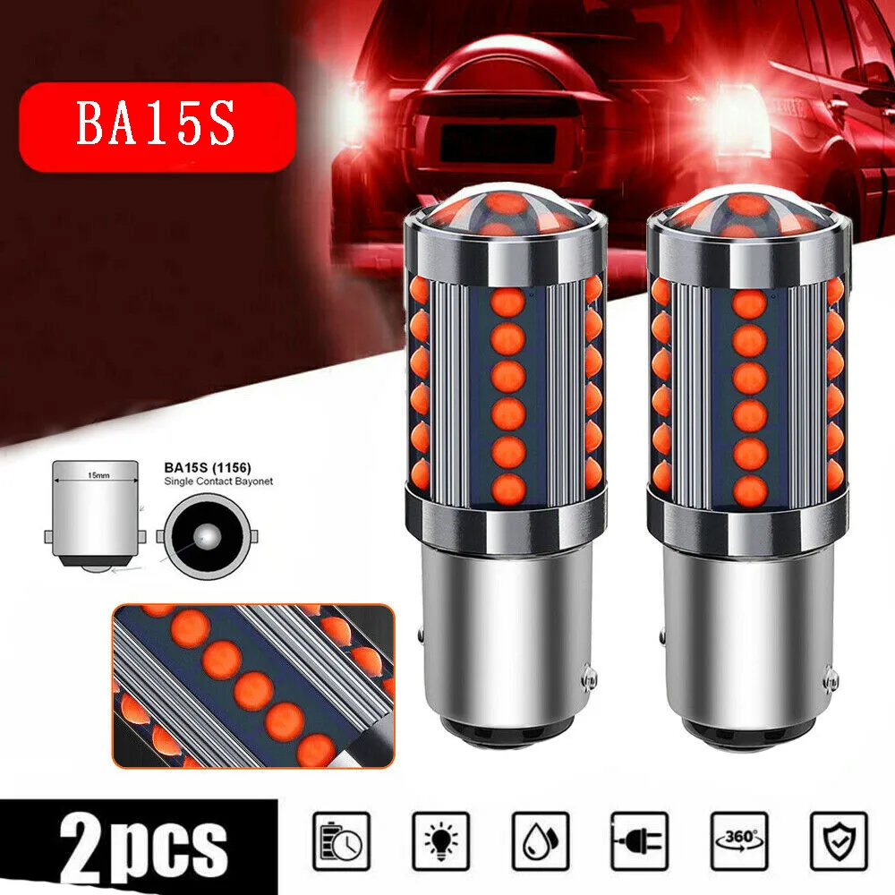 Алюминий 2cps COB светодиодный лампы Супер яркий автомобильный тормоз обратного